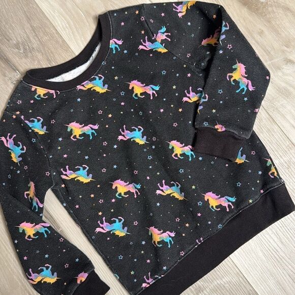 Unicorn Sweatshirt & Sweatpants w/ Extra pair of leggings Size 4T - Picture 4 of 6